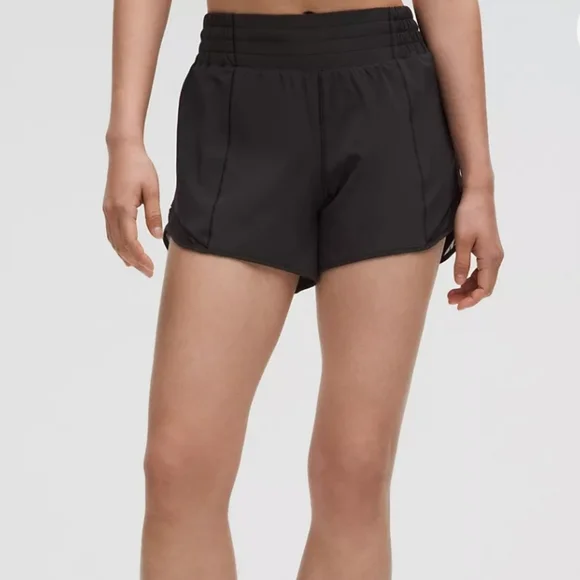 🖤 Lululemon Hotty Hot High-Rise Lined Shorts | Black | Med - Picture 8 of 9